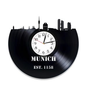 Munich Skyline Wall Art, Germany SVG, City Laser Cutting, Cricut Projects, Glowforge Crafts, Wood CNC Design, Digital Download