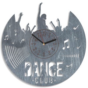 Dance Club SVG, Night Party Silhouette, DJ Art, Laser-Schnitt-Vorlage, sofortiger Download, Cricut Holz-Projekte, Glowforge Craft