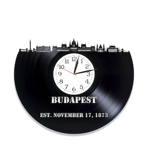 Budapest Cityscape SVG, Hungary Clock, Laser Ready Files, City Design, Plywood Cutting, Xtool Craft, CNC Project, Instant Download