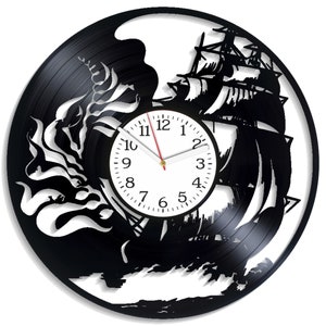 Segelschiff SVG, Nautisches Design, Laser geschnitten Uhr, Meereswelle SVG, sofortiger Download, CNCPlasma-Dateien, Metallschild, für Cricut, Glowforge