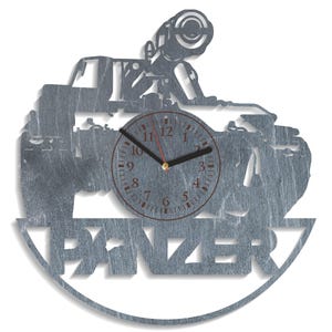Tank SVG, Panzer Design, Military Laser Cut, Instant Digital Download, Army Vector, Plywood Cutouts, Cricut Projects, Clock Template