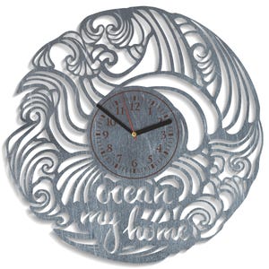 SVG de oceano, design de ondas aquáticas, arte náutica, corte a laser em madeira, download instantâneo de formatos AI CDR SVG, recortes Cricut, projetos Xtool
