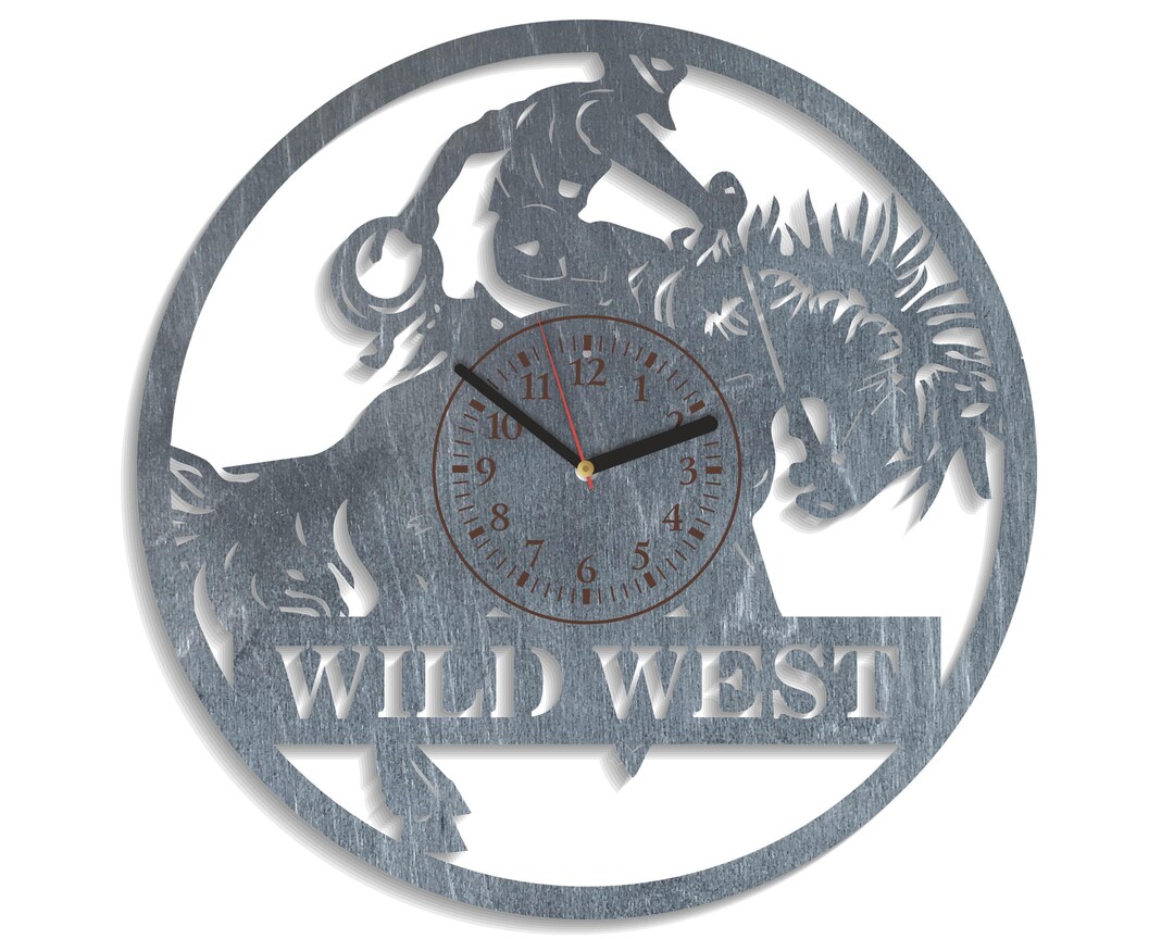 Cowboy on Horse Art, Horseback Riding SVG, Rodeo Vector, Laser Cutting ...