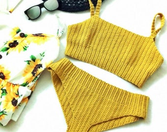 Vega Häkel Bikini Set Muster | Beachwear Badeanzug (PDF-Muster)