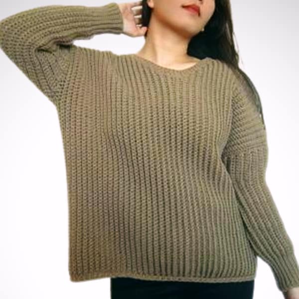 Crochet Oversized Sweater