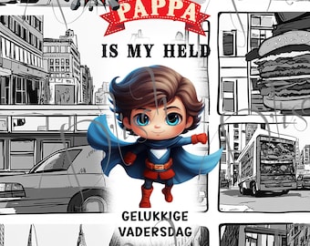 Cadbury Chocolate Wrapper Father's Day Vadersdag Super Hero