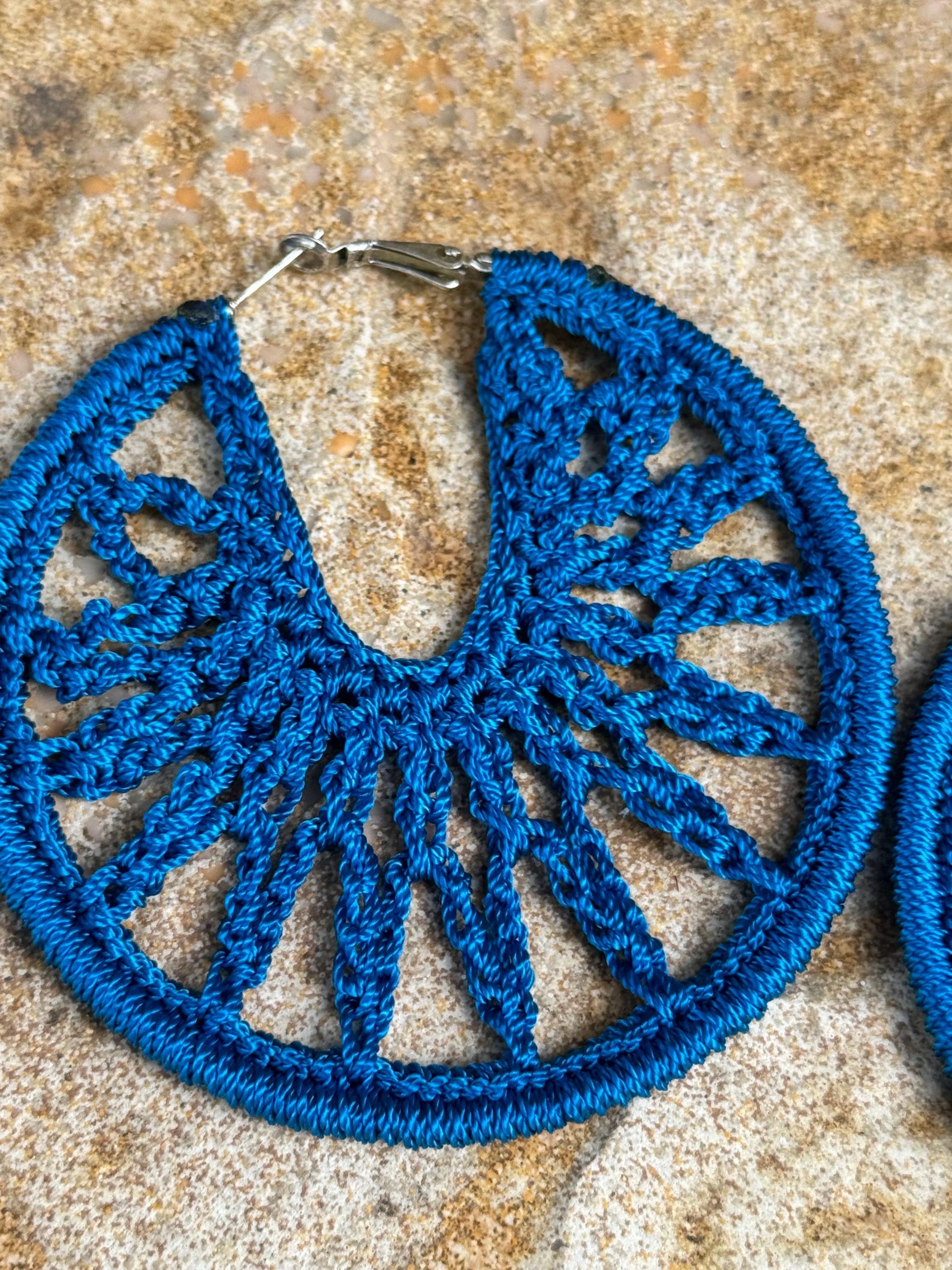 Crochet Hoop Earring Pattern - Etsy