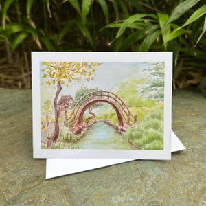Japanese Tea Garden Greeting Card - San Francisco, California Stationary