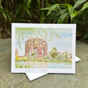 Palace of Fine Arts Greeting Card - San Francisco, California Stationary