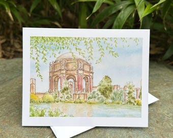 Palace of Fine Arts Greeting Card - San Francisco, California Stationery