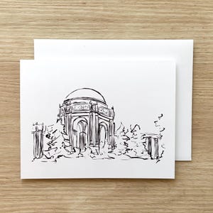 Palace of Fine Arts Greeting Card - San Francisco, California Stationary