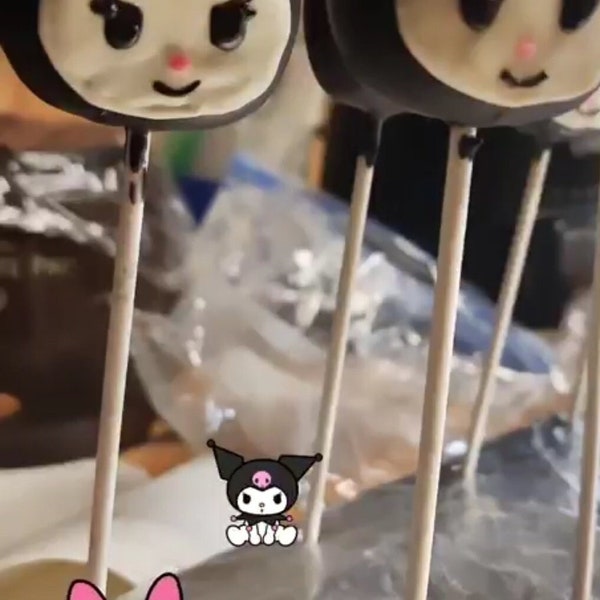 Sanrio Kuromi Cake Pops