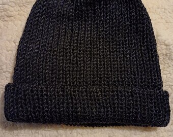 Black Knitted Beanie