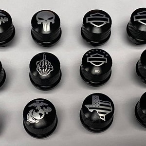 Harley-Davidson Seat Bolt | Custom Laser Engraved Thumbscrew