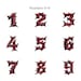 Dragon Scale Alphabet Clipart: Gothic Fantasy Letters, Numbers (PNG ...
