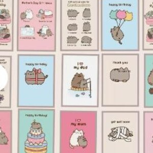 Kattenwenskaart - verjaardag liefde mama papa veel succes bedankt selfies