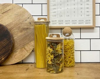 Storage Jar With Acacia Lid 1.4 Litres