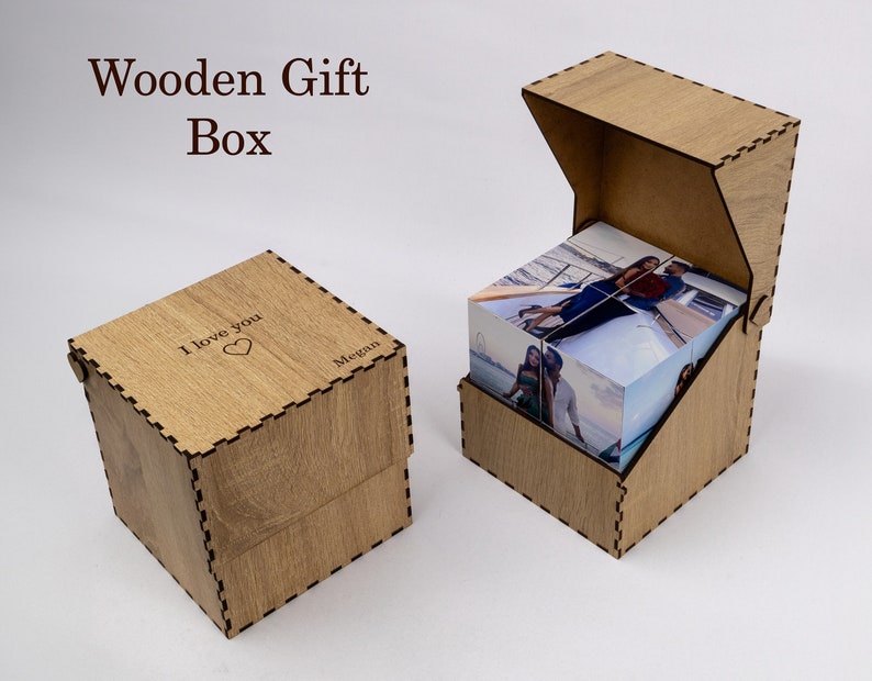 Photo Cube Magic Anniversary Gifts for Boyfriend, Gifts for Dad
