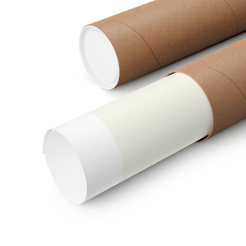 Cardboard Tube used for poster protection during delivery