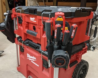 Milwaukee Packout ClipTech Tool Pouch Mounts | ToughBuilt ClipTech | Tool Pouch Rail Mount | Milwaukee Packout | Packout System | Accessory