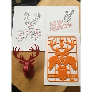 Kit di renne di Natale / Kit di renne fai da te stampato in 3D