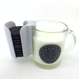 Portavasos para Oreo, aparato para mojar galletas, soporte para Oreo impreso en 3D, para mojar galletas, día del padre, Navidad, regalo de broma