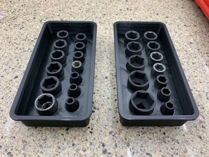 Slim Compact Packout Socket Tray Milwaukee Packout Metric 3/8 Impact