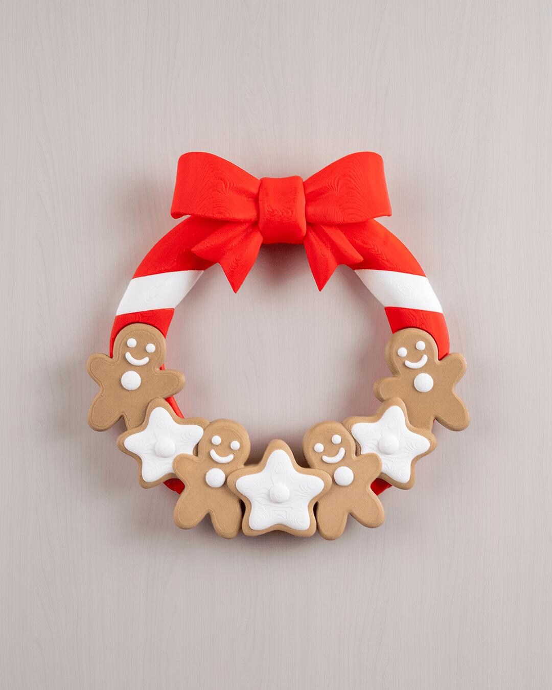 Doorlicious Gingerbread Door Decor – 3D Printed Holiday Hanging - Etsy