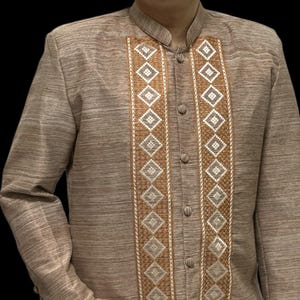 Premium Coat Barong Embroidery for Men
