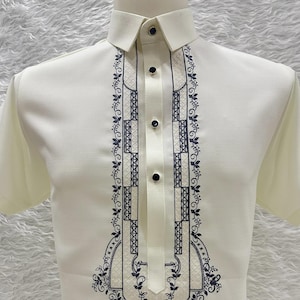Men&#39;s Short Sleeve Modern Barong (1 Color)