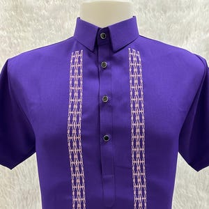 Men&#39;s Short Sleeve Modern Barong (1 Color)