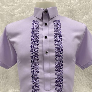 Men&#39;s Short Sleeve Modern Barong (1 Color)
