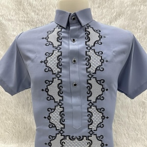Men&#39;s Short Sleeve Modern Barong (1 Color)