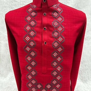 Men&#39;s Long Sleeve Modern Barong (1 Color)