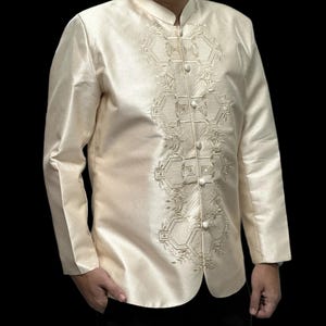 Premium Coat Barong Embroidery for Men