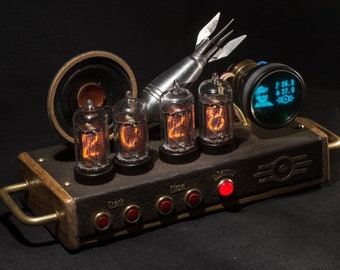 Reloj despertador de mesa personalizado inspirado en Fallout