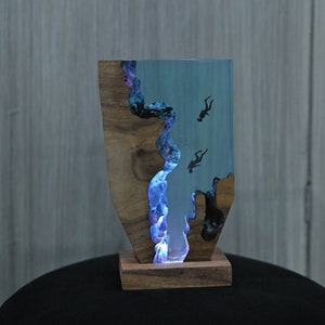 Etsy sales epoxy lamp