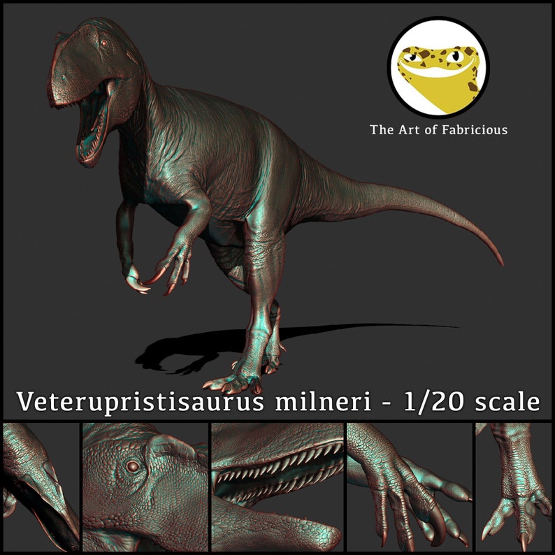 Veterupristisaurus milneri Maßstab 1:20 Bild 1