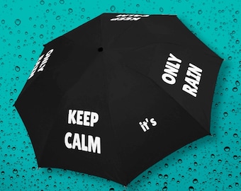 Keep Calm personalised umbrella, Stag Do Hen Party Birthday Adults Business Company Staff, gift for friend, gifts for her, gift for him