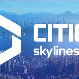 the city skylines ii logo over a cityscape