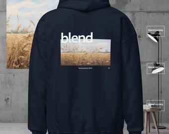 blend pullover hoodie | Wheat landscape nr. 01