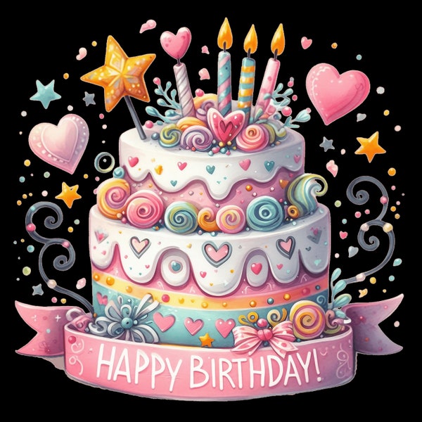 Happy Birthday Clipart - Birthday(5) PNG