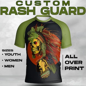 Custom Rash Guard Compression Tshirt Team Personalized Name Number Sports Polyester Men Women Short Sleeve Jiu Jitsu BJJ Pictures and Photos