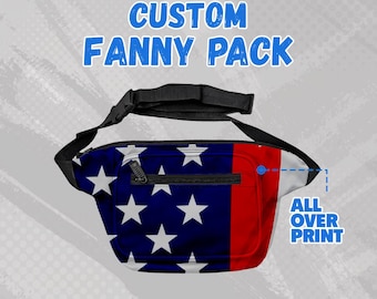 Custom Fanny Pack Waist Bags Personalized All Over Print Sublimation