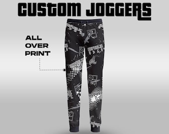 Custom All-Over Print Jogger Pants: Personalized Design