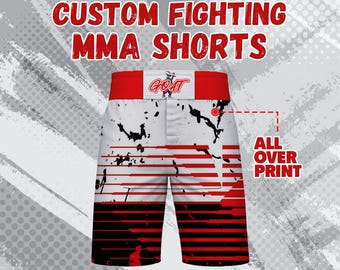 Custom Sublimated MMA Fight Shorts – Personalized Training & Competition Fighting Shorts