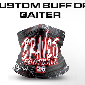 Custom Buff Neck Gaiter Shiesty Team Personalized Premium Name Sports Adult Youth Headband Do Rag Balaclava Wristband Hair Tie Pictures