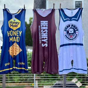 Wrestling Singlet Custom Team Personalized Premium Name Number Sports Polyester Youth Wrestling Adult Singlet image 2