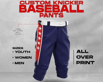 Custom Sublimated Baseball Knicker Pants - Personalized Team Uniform