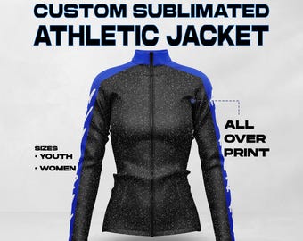 Custom Sublimated Athletic Jacket: Personalized Dance, Cheer Team Jacket